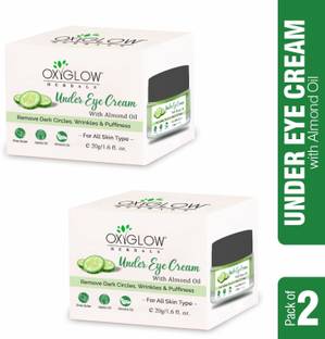 oxy glow herbals Under Eye Cream|Remove Dark Circles|Wrinkles & Puffiness|Almond Oil