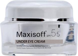 Maxisoft Under Eye Cream 30 gm | With Almond Oil & Butters | Mineral Oil Free