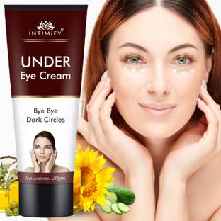 INTIMIFY Under Eye Cream For Women & Men to Remove Dark Circles & Wrinkles, Puffy Eyes,