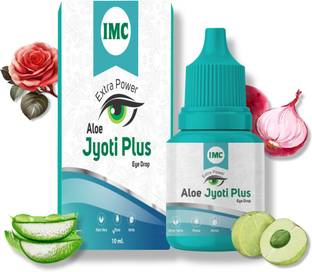 IMC Aloe Jyoti Plus Extra Power | Clean, Healthy Eyes, Pollution Protection | Eye Drops