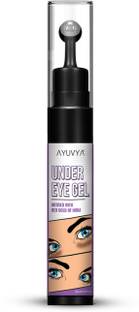 Ayuvya Under Eye Cream Gel Roll On | Reduces Dark Circles, Puffy Eyes, and Fine Lines