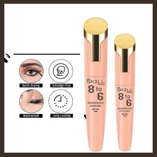 BLUST&FAMME 8to6 black color eyeliner and mascara pas2 5 ml