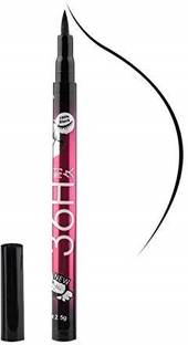 SWIZ HUDA Water & Smudge Proof 36 Hour Long Lasting Liquid EyeLiner Pack Of 1 2.5 g
