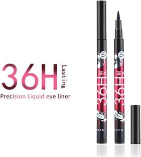 Yuvami's Professional High quality waterproof 36 Hours Stay liquid-eye liner (Pack of 2) 6 g