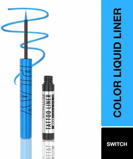 MAYBELLINE NEW YORK Tattoo Play Blue Liquid Eyeliner - Switch, 2.1ml 2.1 ml