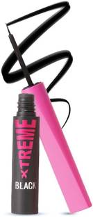 Glam21 Xtreme Black Eyeliner with Ultra Fine Tip Matte Finish & Smudge Proof Winged 4 ml