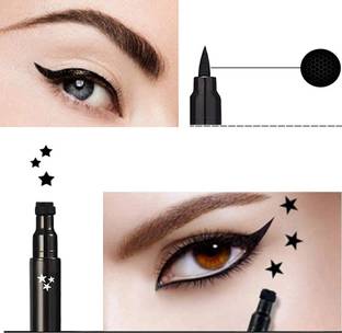 Sheny Liquid Eyeliner Stamps,Double-Side Waterproof Star Eyeliner Smudge-proof 10 g