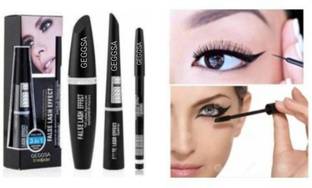 Geggsa Liquid EyeLiner & Mascara & Eyebrow Pencil Black 30 g