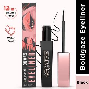 Orgatre Eyeliner Waterproof and Smudgeproof Enriched with Glycerin, Jajoba and Vitamin C 3 ml