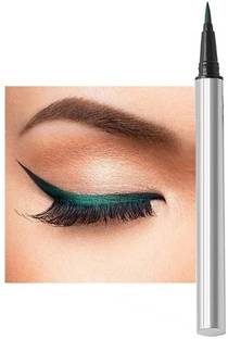 MYEONG Quick Drying Green Color Eye Liner Pencil Waterproof Liquid Eyeliner 2.5 g