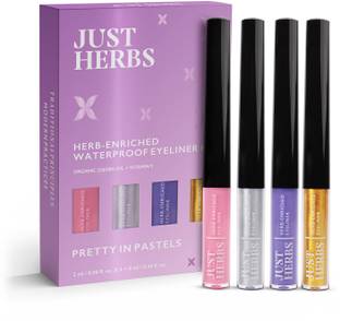Just Herbs Herb-enriched Waterproof Eyeliner Kit Set of 4 - 8 ml