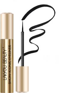Lakyou Beauty Iconic Liner - 8ml | Iconic Eyes with Jet Black Matte Finish Liner 8 ml
