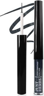 Just Herbs Liquid Eyeliner with Waterproof & Smudge-Proof Formula, Nutty Brown 2.5 g
