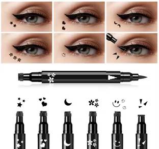 Sheny Eyeliner Stamp Waterproof Long Lasting Heart & Star Shape 20 ml