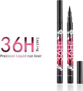 HSNAYIR 36H Black Eyeliner Pen Waterproof Long-lasting Eye Liner Liquid Pen Precision 2.5 g