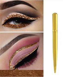 GFSU EYELINER SHIMMER GOLDEN EYELINER LONG LASTING & WATERPROOF EYE MAKEUP 1.5 g