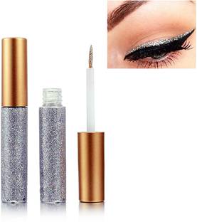 DR.HONEY Waterproof & Long Lasting Eyeliner Liquid Eyeliner (pack of 1) silver color 15 g