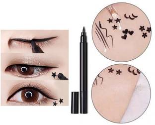 KAIASHA 2 in 1 Double-Headed Liquid Eyeliner Pen Stamp Super Slim Gel 10 g