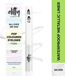 Elitty Cloud Nine | Waterproof Liquid Eyeliner | Metallic Finish | Lasts Upto 12 Hours 4 ml