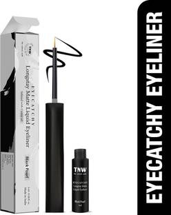 TNW - The Natural Wash Matte Liquid Eyeliner|Black Finish|Highly Pigmented|Intense Matte|Smudge-proof 4 ml