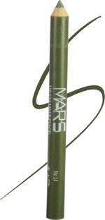 MARS Lip & Eyeliner Pencil Long Lasting Water Proof-(Green 14),0.6 Gm 1 g