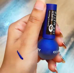 tanvi27 New Smudge proof Ice Matte Royal Blue Liquid Eyeliner 2 ml