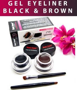 Music Flower Black & Brown Gel Eyeliner 6 g