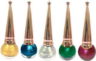 Bigwig Glitter Liquid Long Lasting Waterproof Eyeliner (Golden\Sky Blue\Silver\Green\Pink) 3 ml