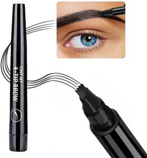 TRK IMPEX Waterproof Eyebrow Pencil Magical Upgraded Eye Brow Pencils 4 Tip /1 Pcs 12 ml