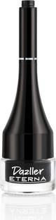 Dazller Eterna Eye Sensation Gel Eyeliner, Matte Black, Smudge-proof,Water-resistant, QuickDry, 3 g