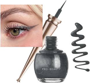 GABBU Waterproof Liquid Eyeliner | Metallic Finish | Last Upto 12 Hours 5 ml