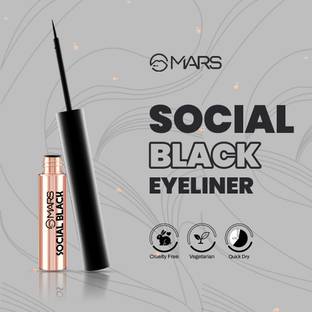 MARS Social Black Liquid Eyeliner 5 ml