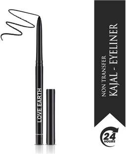LOVE EARTH Non-Transfer Kajal-Eyeliner, Matte Finish, waterproof, smudge-proof 0.35 g