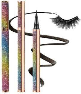 My Colors Liquid Eyeliner Pen Waterproof,Magic Self-adhesive Long-Lasting Eyelash Glue Pen 0.8 g