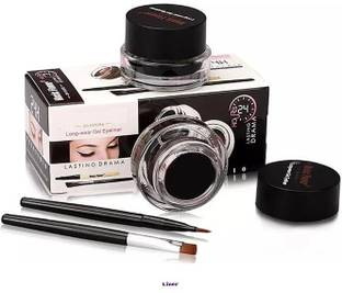 HINSHITSHU Dark black waterproof gel eyeliner for daily wear 20 ml