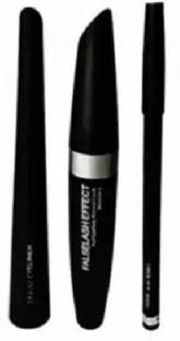 House Of Huda Waterproof Liquid 3-in-1 combo Eyliner,Maskara,Eyebrow Pencil Easy to Use 15 g