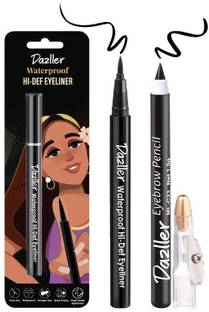 Dazller Waterproof Hi-Def Eyeliner+Eyebrow,LongLasting,Quick-Dry,SingleStrokeApplication 1.1 g