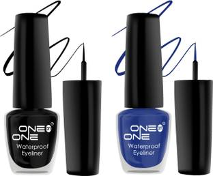 One on One Waterproof Eyeliner, Set of 2 | Long lasting Eyeliner, Smudge Proof Eye Makeup 10 ml