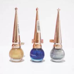 Hidden Beauty Long Lasting- Eye liner 10 ml (Silver, Gold, Blue) 10 ml