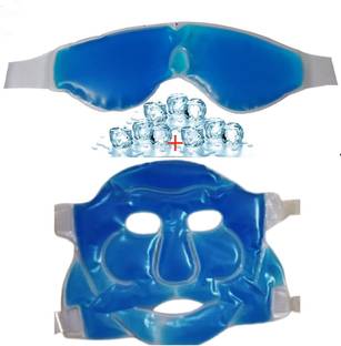 Kreya Enterprise 2PCS Cooling Gel Face Mask and Eye Mask Suitable for All Family Members