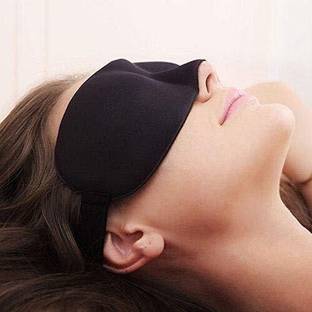 Denmyra Eye Mask Slip Night Sleep Eye black 3D Soft, Smooth Travel Masks