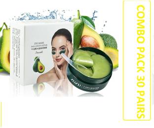 ZOZU Under Eye Serum Mask patches for Dark circles enrich with avocado (30 Pair)