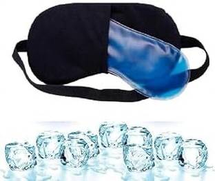 ZIVINI Eye Mask Cooling Gel Reusable Beads Relaxation Sleeping & Soft Adjustable Strap