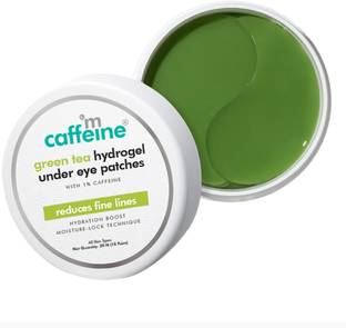 mCaffeine Green Tea Hydrogel Under Eye Patches for Fine Lines Reduction - 15 Pairs