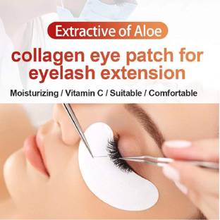 NEHIK ENTERPRISE Eyelash Extension Lint Free Eye Gel Patches Make Up Under Eye Pads - Pack of 10
