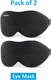 SINAL Pack of 2 foam Sleeping Eye Mask (EM6.2)