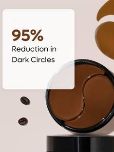 mCaffeine Coffee Hydrogel Under Eye Patches for Dark Circles & Hydration | Women & Men