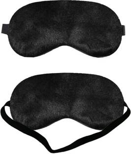PESHOP Sleeping Eye Mask (Black) Pack Of 2