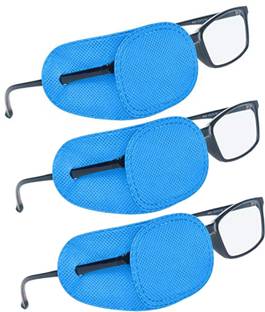 Augen Eyepatch for Kids Amblyopia Eye Patches Lazy Eye Patch (3pk Blue)