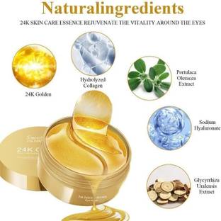 krimitty Gold Eye Mask for Dark Circles | Brightening, Firming & Refreshing Care